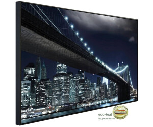 papermoon Brooklyn Bridge bei Nacht 120x90x3cm 1200 W unten-rechts bunt (49633954-0)