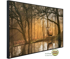 papermoon Hirsch im Wald 120x60x3cm 750 W bunt (55492211-0)