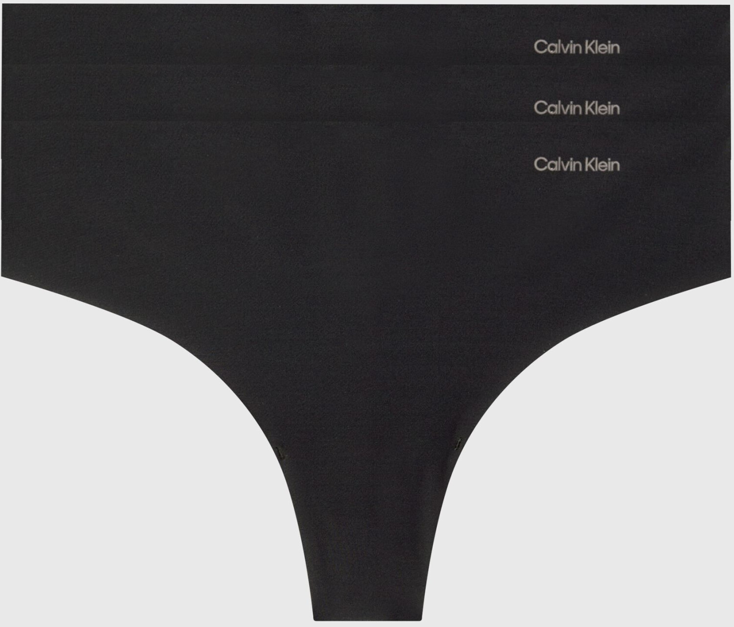 Calvin Klein 3-Pack Thong (000QD3558E) black