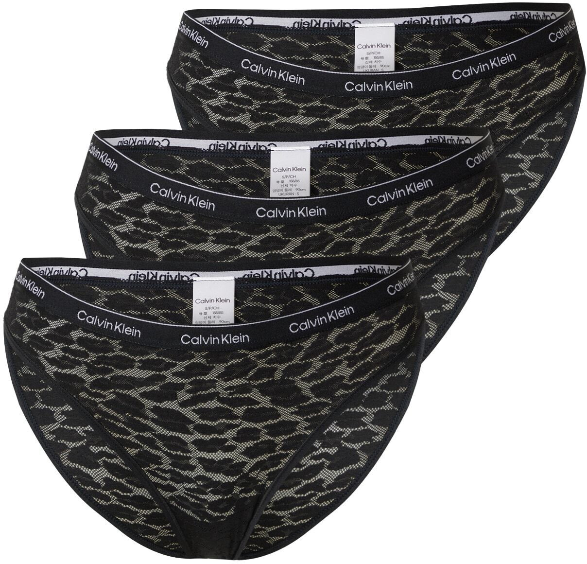 Calvin Klein 3-Pack Slips (000QD5069E) black