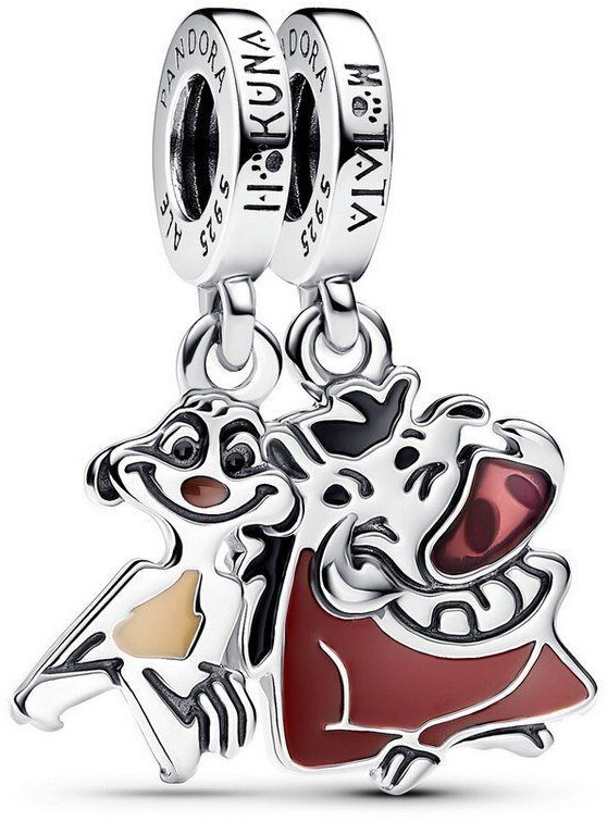 Pandora Disney The Lion King Timon & Pumbaa Splittable Dangle Charm (793357C01)