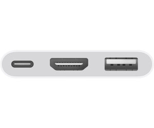 Apple USB-C Digital AV Multiport Adapter (MW5M3ZM/A) au meilleur prix sur  idealo.fr
