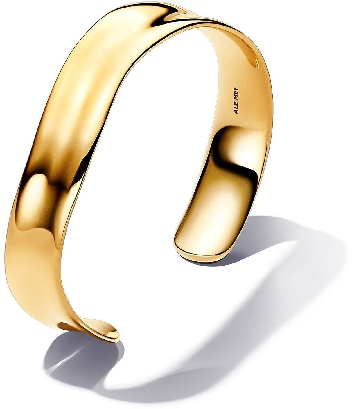 Pandora Organically Shaped Broad Open Bangle (563302C00)