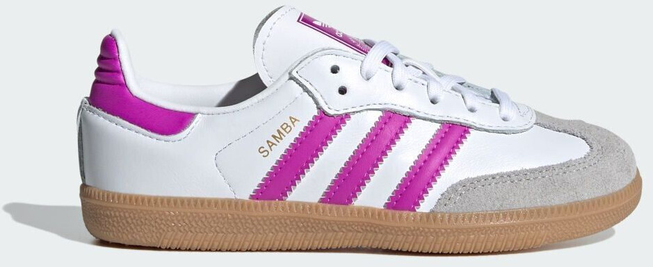 Adidas Samba OG K cloud white purple burst gum au meilleur prix sur idealo