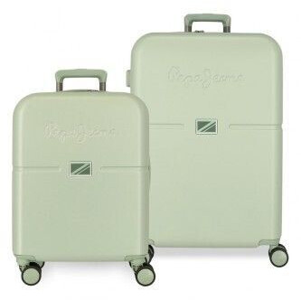 Pepe Jeans Ensemble de valises Accent 55-70 cm vert (7699539)