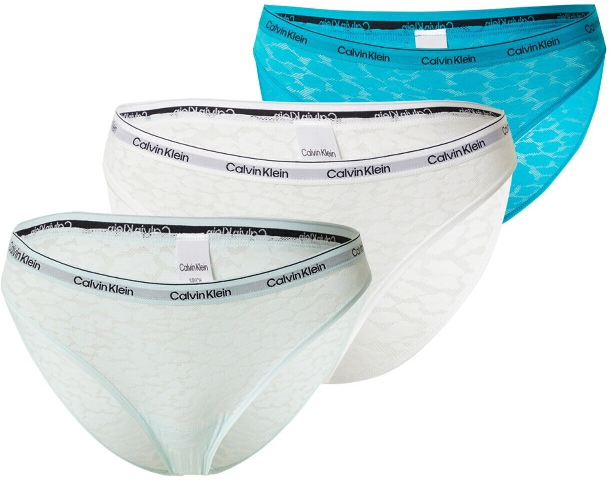 Calvin Klein 3-Pack Slips (000QD5069E) cool breeze/white/icy moon