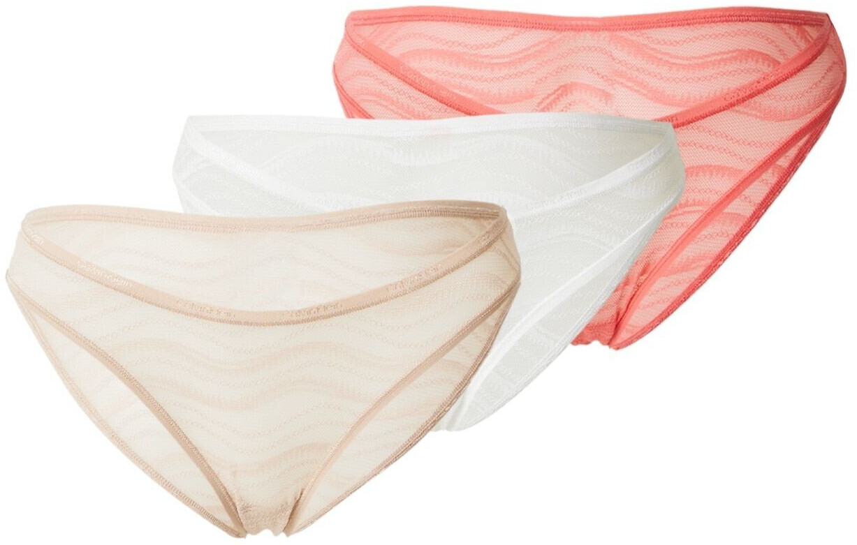 Calvin Klein 3-Pack Panties (000QD5203E) calypso/coral/cedar white