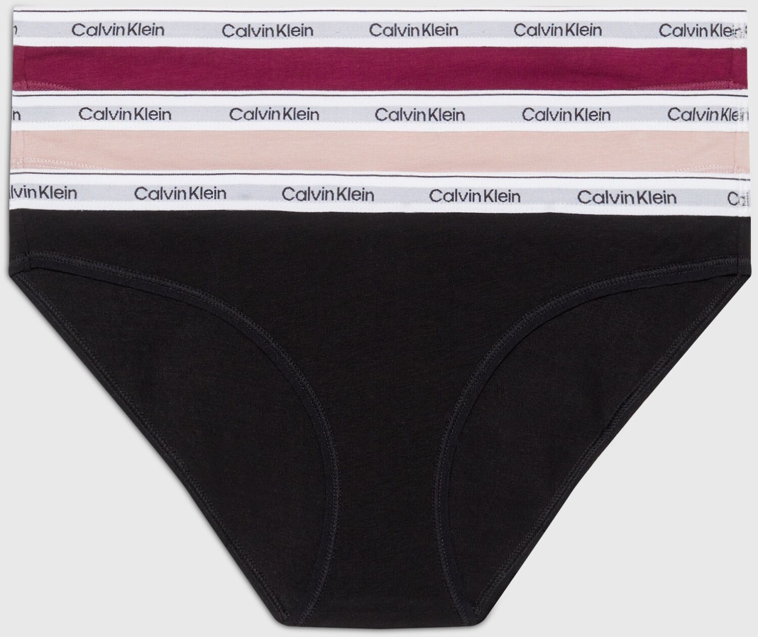 Calvin Klein 3-Pack Slip (000QD5207E) purple potion/subdued/black