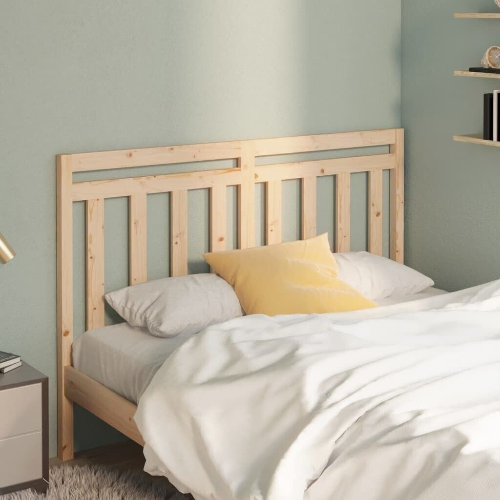vidaXL Headboard solid pine wood 146x100cm (817790)