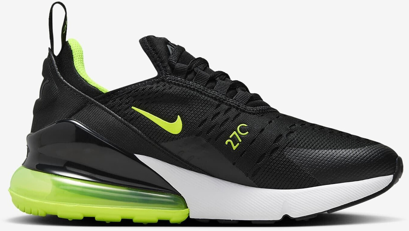 Black and yellow nike 270 store