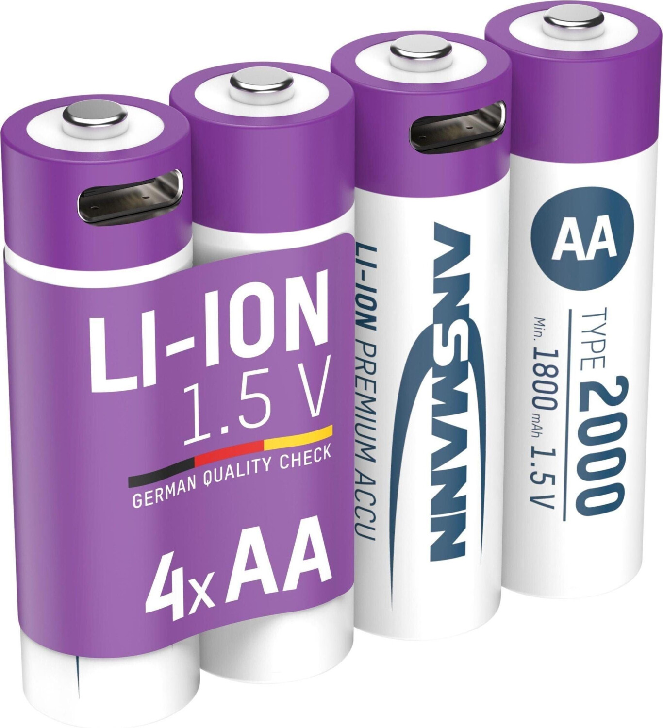 Ansmann AA Mignon Li-Ion USB-C 1,5V 2000mAh (4 pcs.)