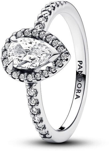 Pandora Sparkling Pear Halo Ring (192835C01)