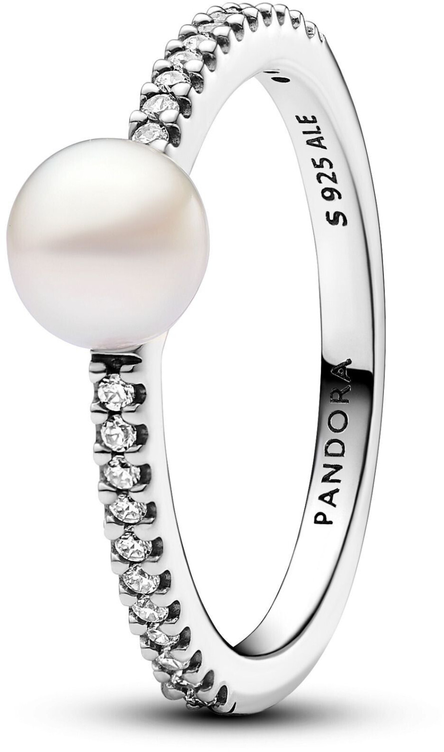 Pandora Treated Freshwater Cultured Pearl & Pavé Ring (193158C01)