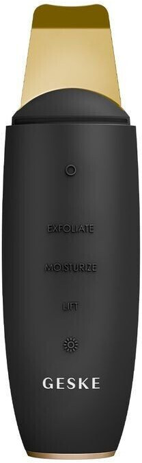 Geske SmartAppGuided MicroCurrent Skin Scrubber & Blackhead Remover 9 in 1 black