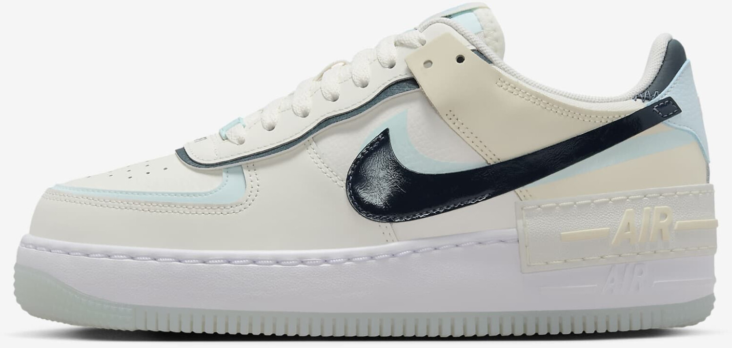 Buy Nike Air Force 1 Shadow Women sail glacier blue coconut milk armory navy from 83.99 Today Best Deals on idealo