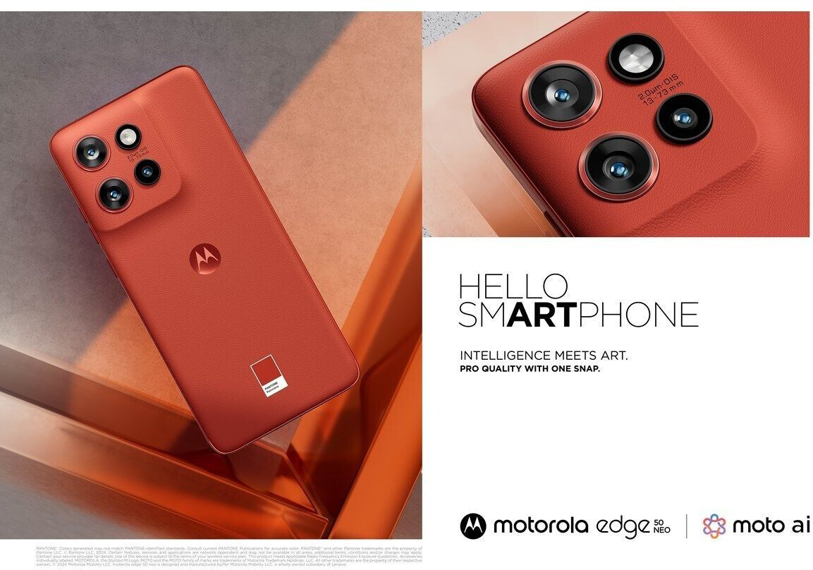 Motorola Edge 50 Neo 512GB Poinciana Red