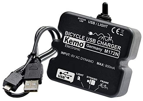 Kemo Bicycle charge controller, USB