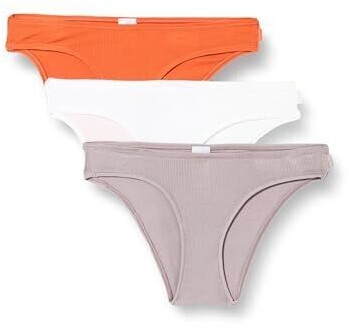 Calvin Klein 3-Pack Slips (000QD5206E) orange rust/grey sand/white np3