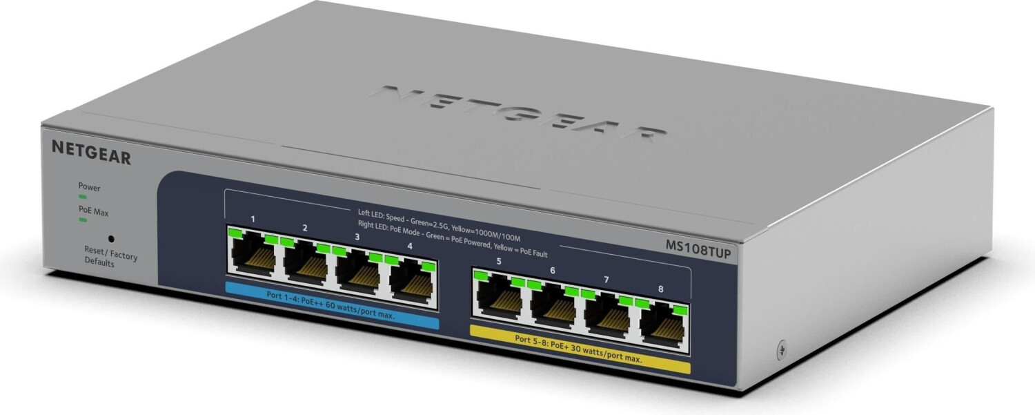 Netgear 8-Port Switch (MS108TUP)