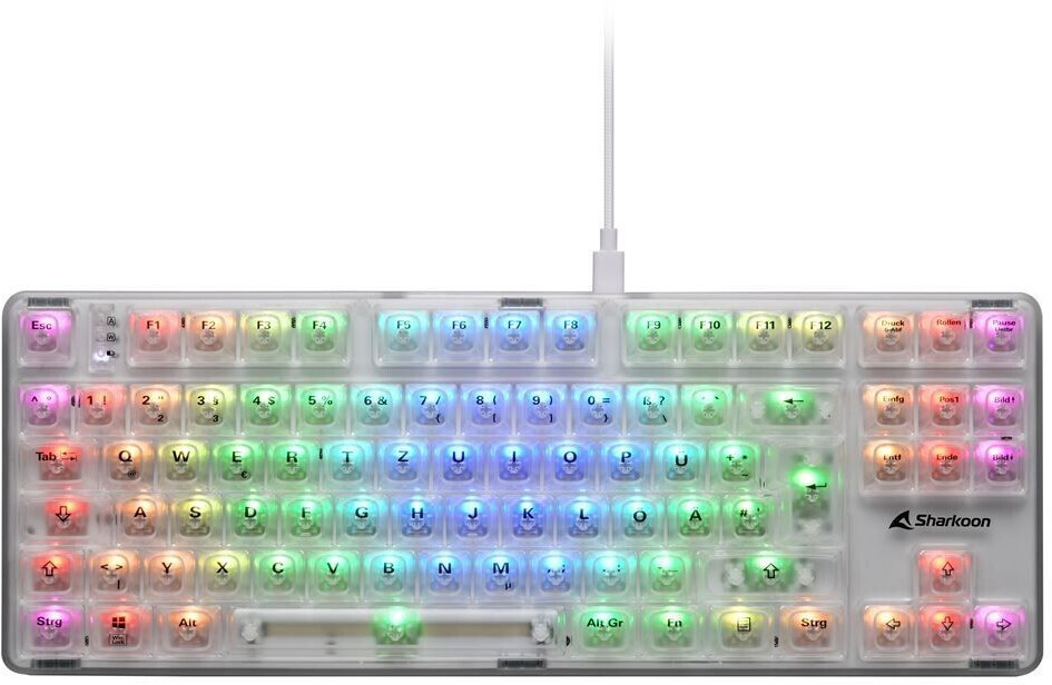 Sharkoon Crystal Shark White