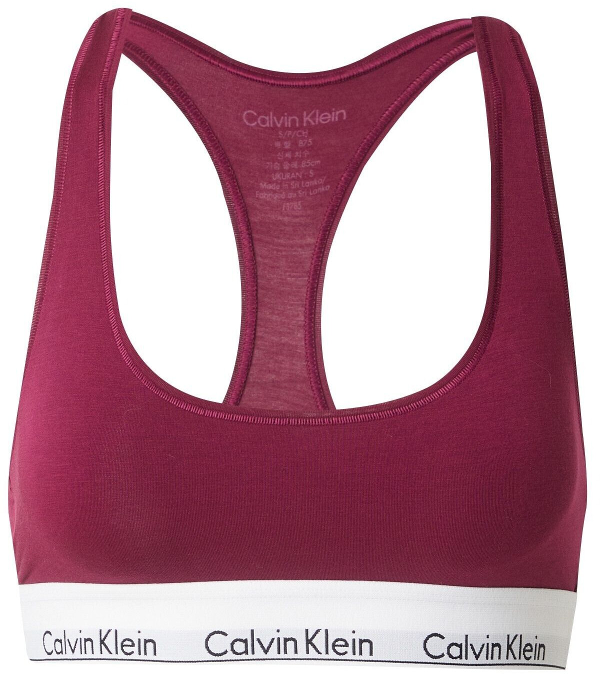 Calvin Klein Modern Cotton Bustier purple