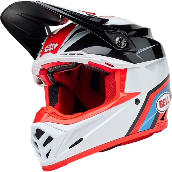 Bell Moto-9S Flex Merchant noir/blanc/rouge