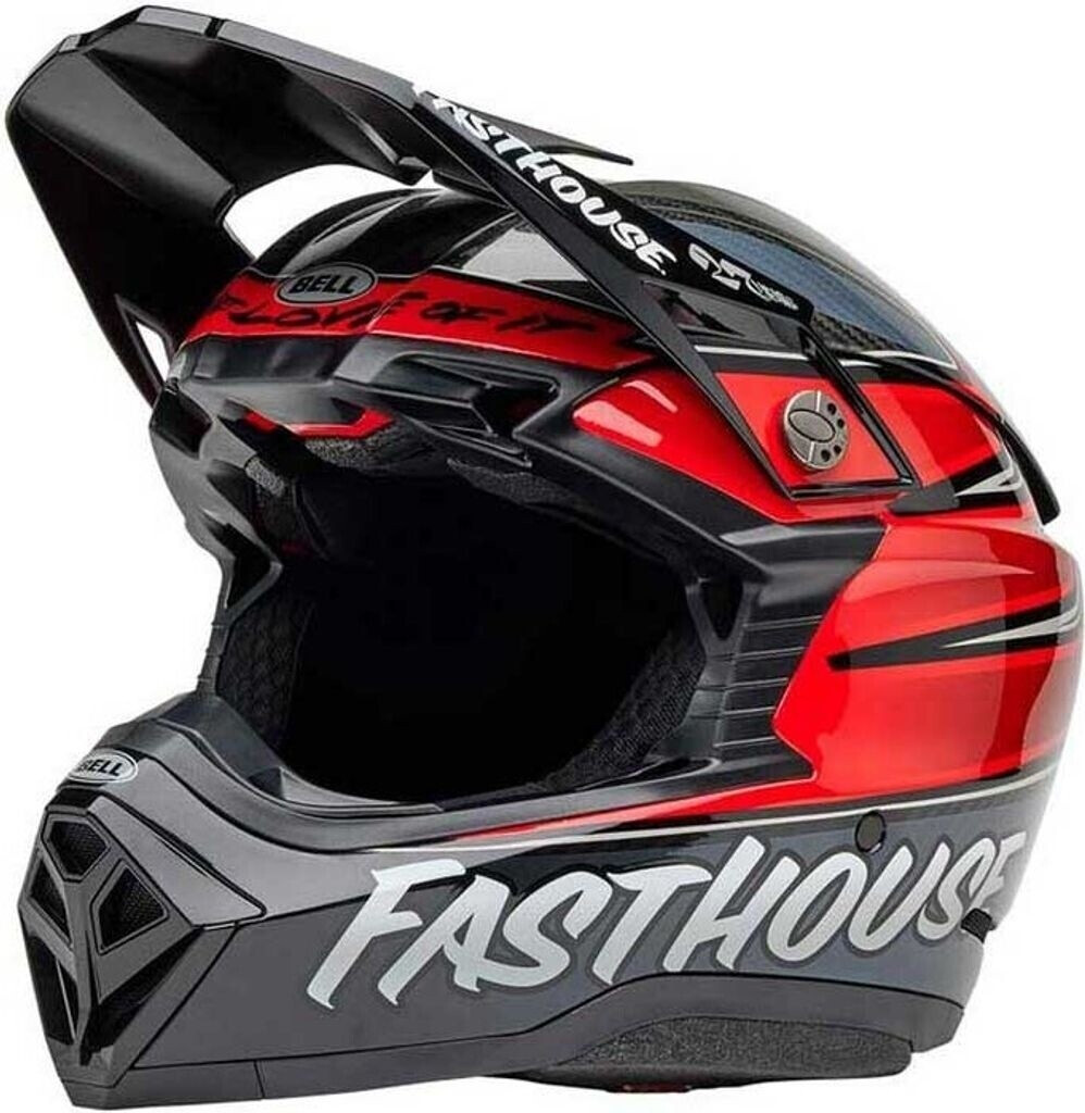 Bell Moto-10 Spherical MIPS Fasthouse DIDT gris/rouge
