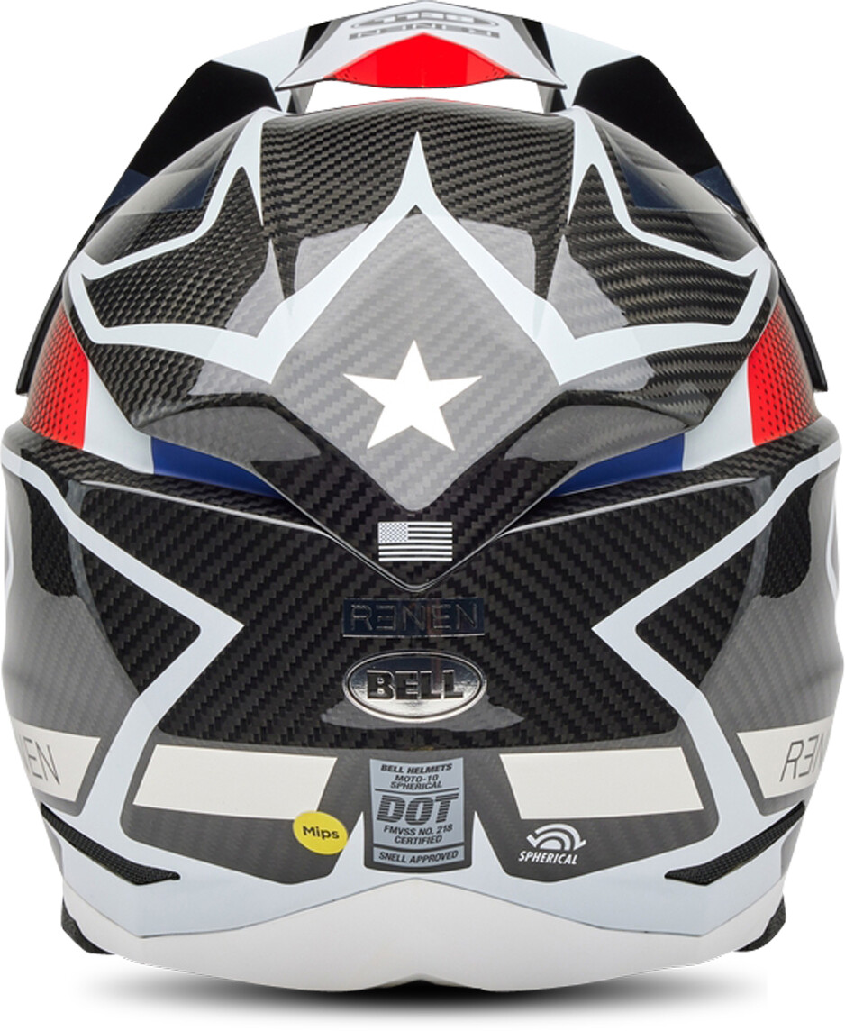 Bell Moto-10 Spherical MIPS Fasthouse Renen noir/blanc