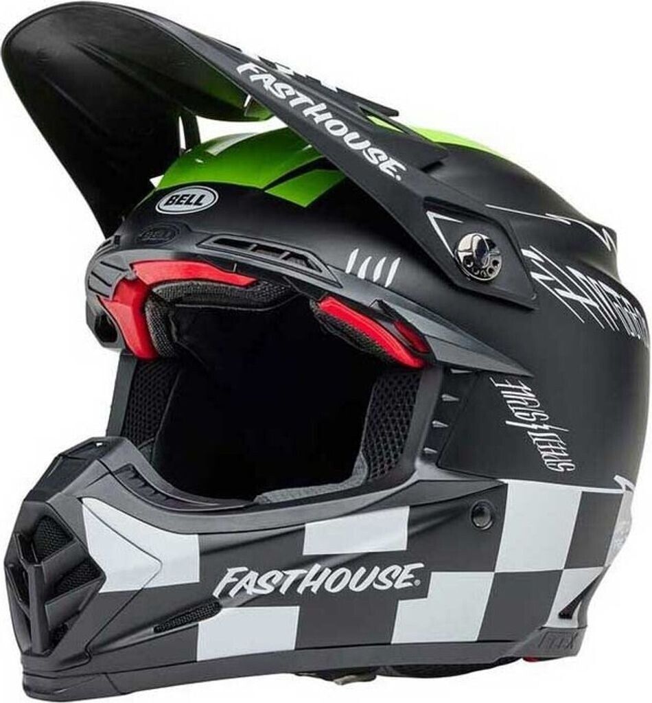 Bell Moto-9S Flex Fasthouse Smoke Bomb mat noir