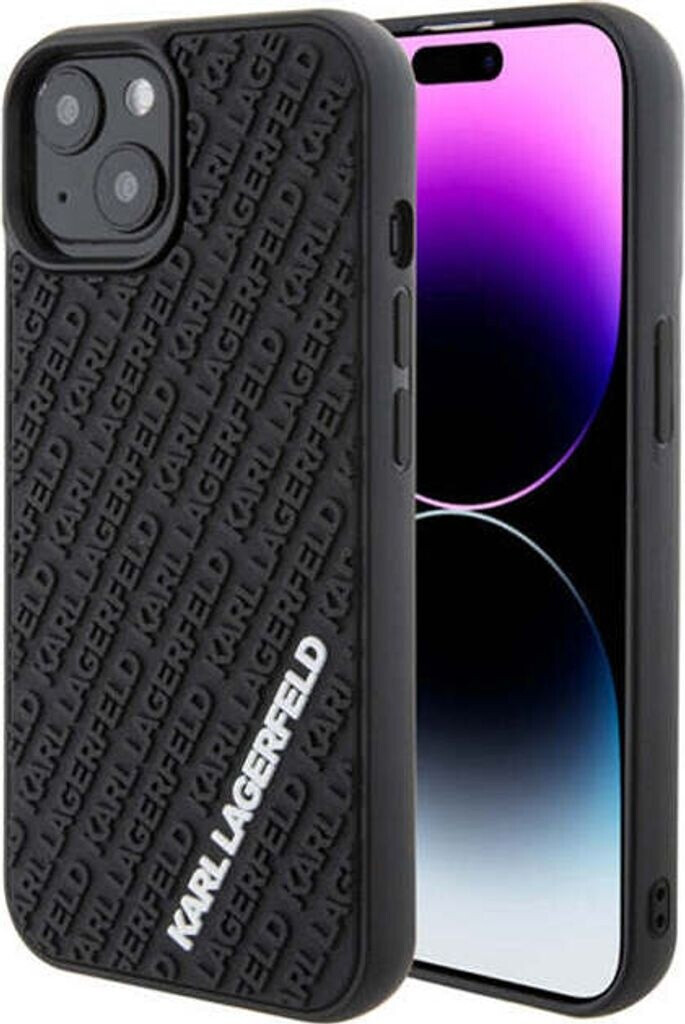 CG MOBILE Karl Lagerfeld Hülle Für IPhone 14 Pro – Silikon Hardcase Mit Karl & Choupette Motiv