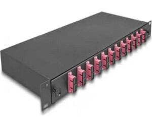 DeLock 67008 19'' LWL Spleißbox 12x SC Duplex OM4 1HE