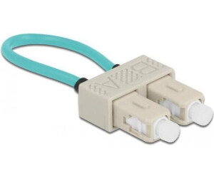 DeLock 86923 LWL Loopback Adapter SC/OM3 Multimode beige