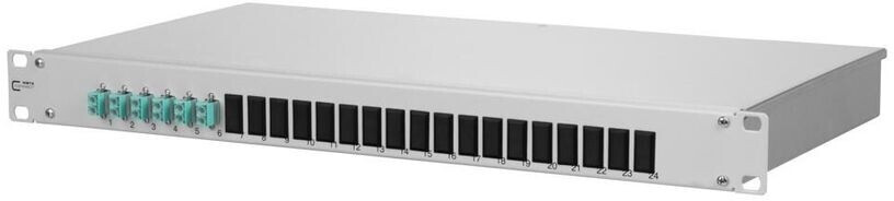 Metz Connect Spleissbox bestückt OpDATfix 6LC-D OM3