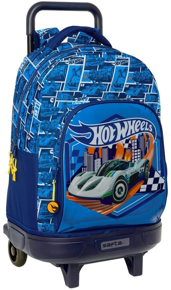 Safta Compact Backpack w/ Removable Trolley Hot Wheels Sonny (612438918)