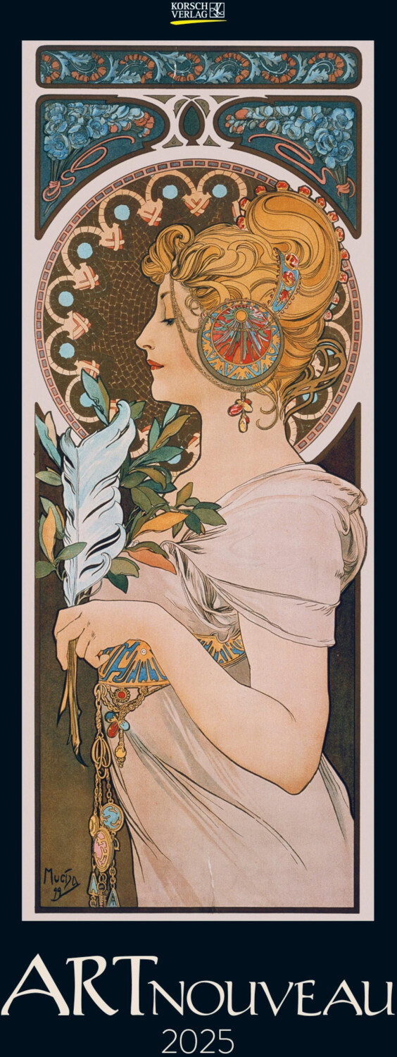 Korsch Verlag Art Nouveau 2025 28,5x69cm