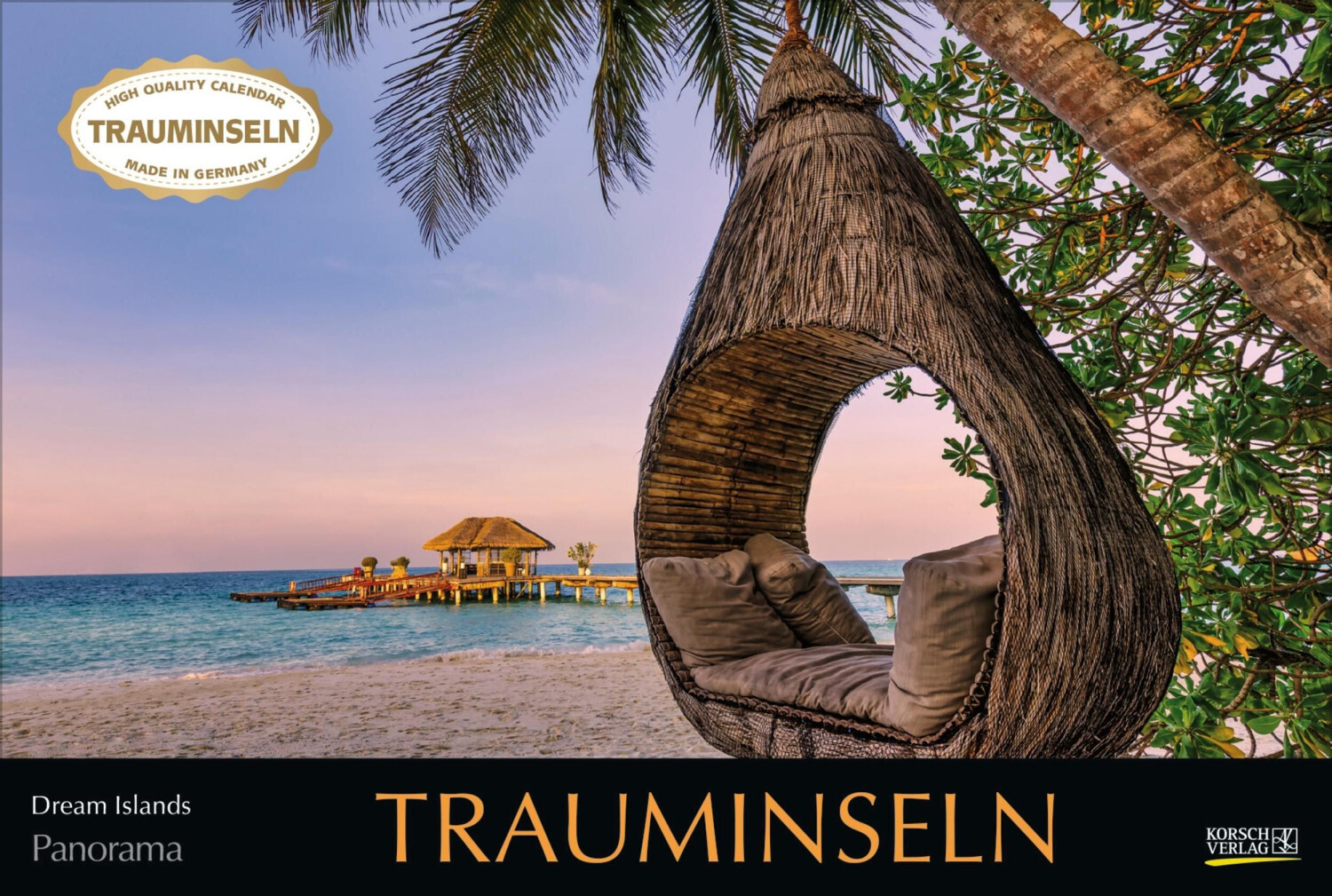 Korsch Verlag Trauminseln 2025 58x39cm