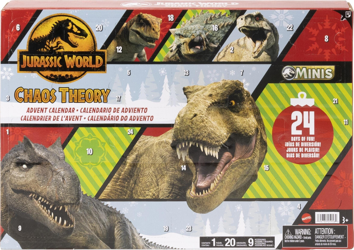 Mattel Jurassic World Advent Calendar (JBG37)