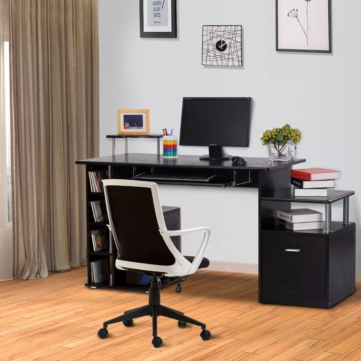 HomCom Bureau Informatique noir