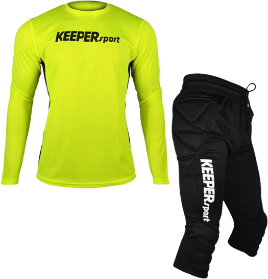KEEPERsport Goalkeeper jersey set long sleeve (906184) yellow