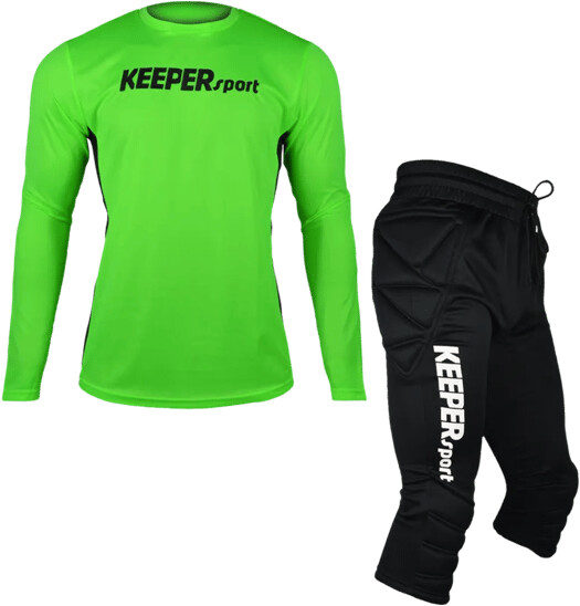 KEEPERsport Goalkeeper jersey set long sleeve (907181) green