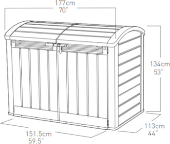 Keter Store It Out Ultra 134 x 177 x 113 cm