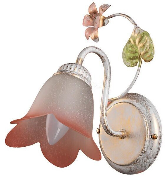 XXXL Wall light, white, metal, glass, 15x30x25 cm