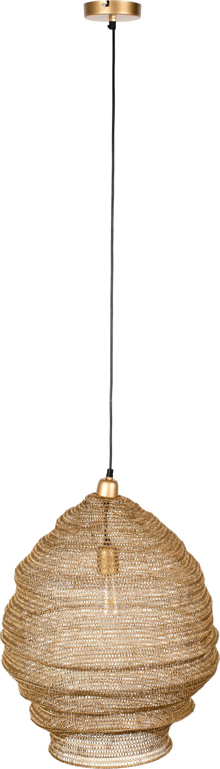 Zuiver Hanging lamp Lena, brass, metal, 158 cm