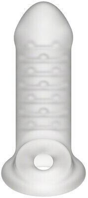 Doc Johnson Jacked Up - Thick Extender with Ball Strap - Frost