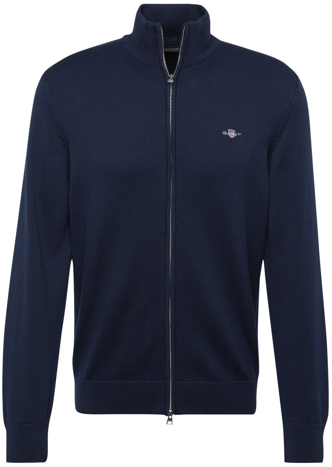 GANT Casual cotton cardigan with zipper (8030164) evening blue