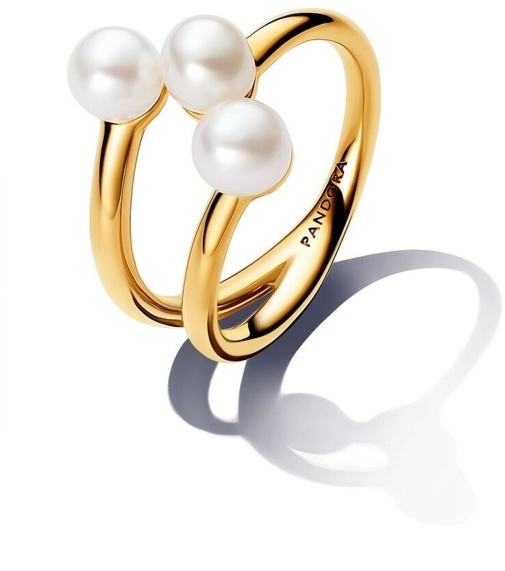 Pandora Treated Freshwater Cultured Pearl Open Ring (163285C01)
