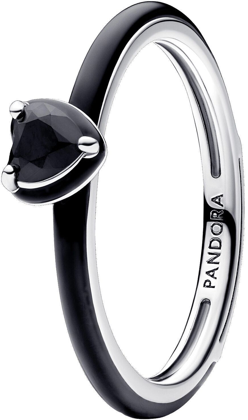 Pandora ME Black Chakra Heart Ring (193088C01)
