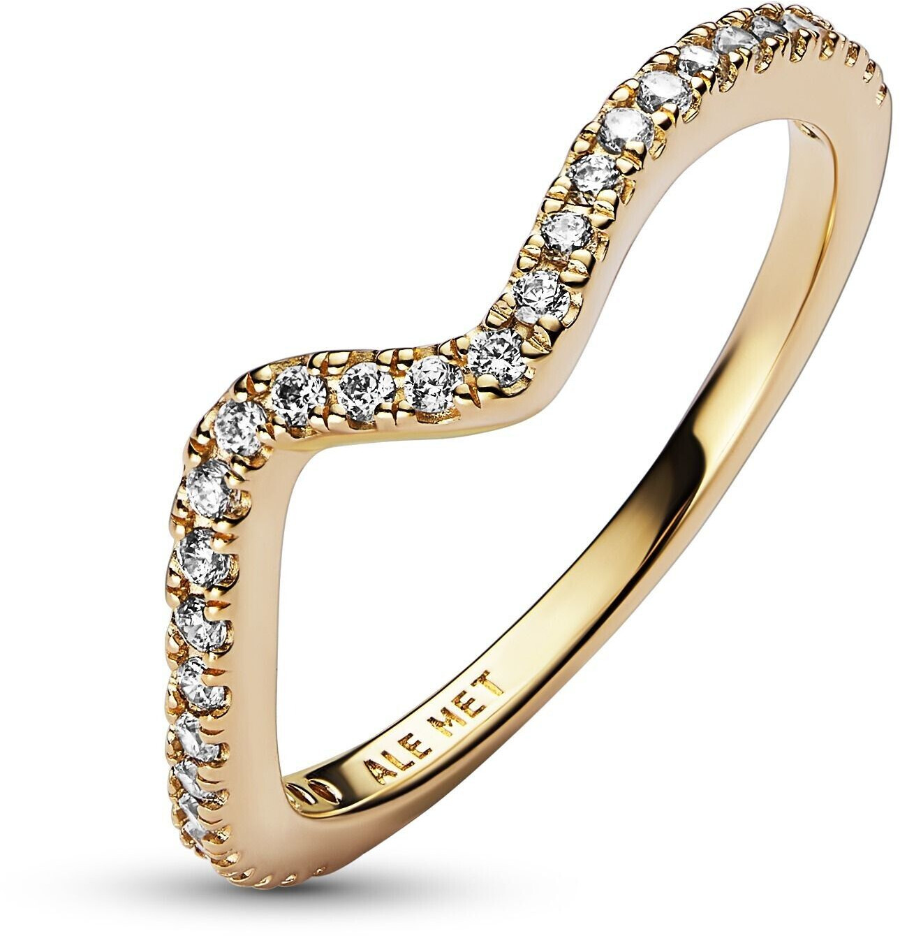 Pandora Sparkling Wave Ring (162539C01)