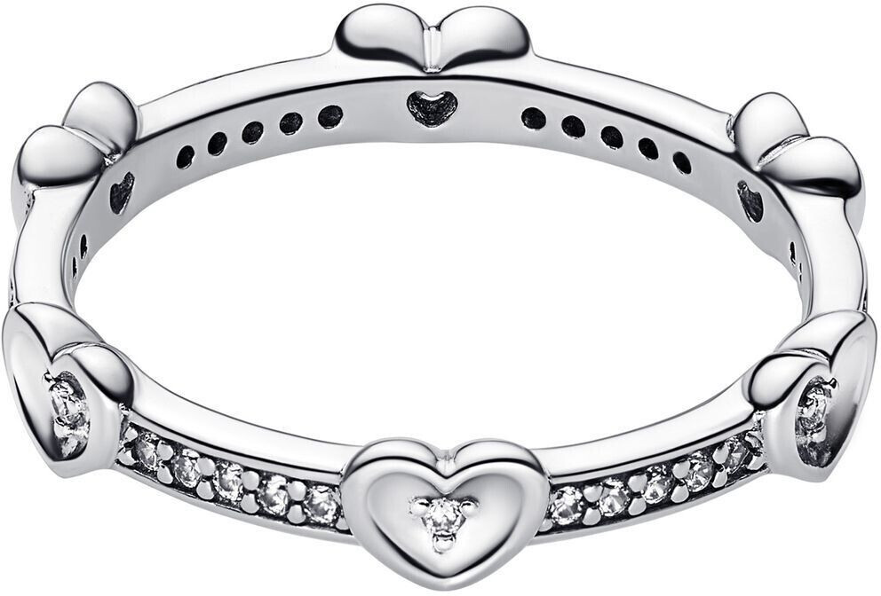 Pandora Radiant Sparkling Hearts Ring (192496C01)