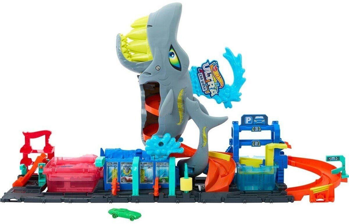 Hot Wheels City Ultimate Shark Car Wash (HTN82)